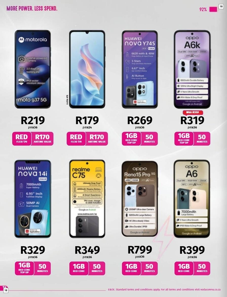 Vodacom Specials 07 Aug - 07 Sept - Page 18