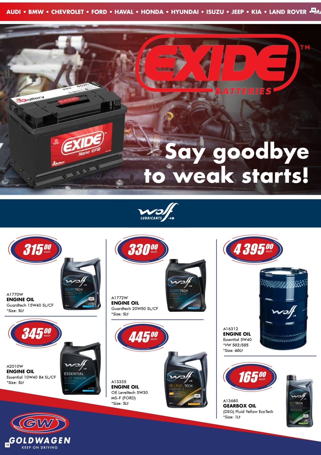 Goldwagen Specials 01 Dec - 31 Jan - Page 12