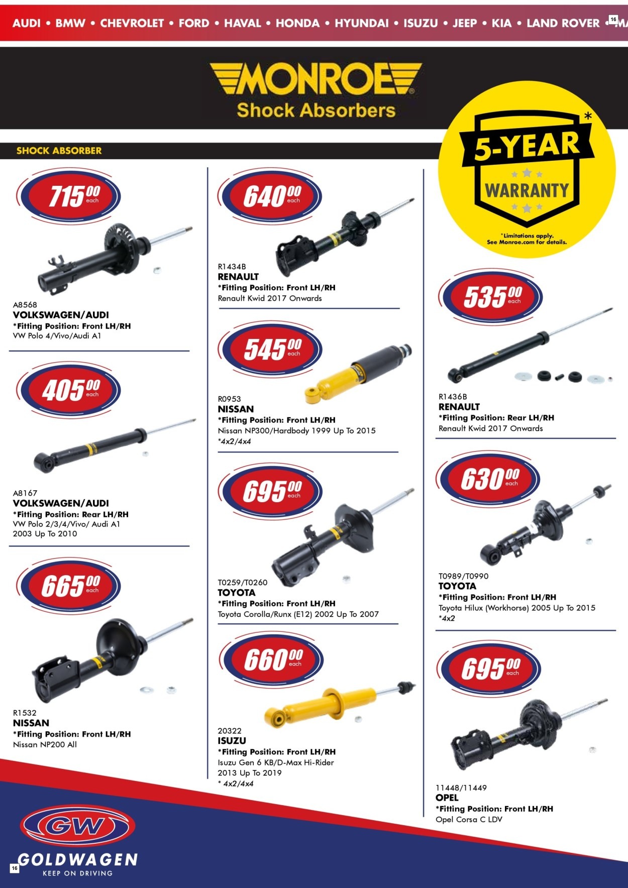 Goldwagen Specials 01 Dec - 31 Jan - Page 16