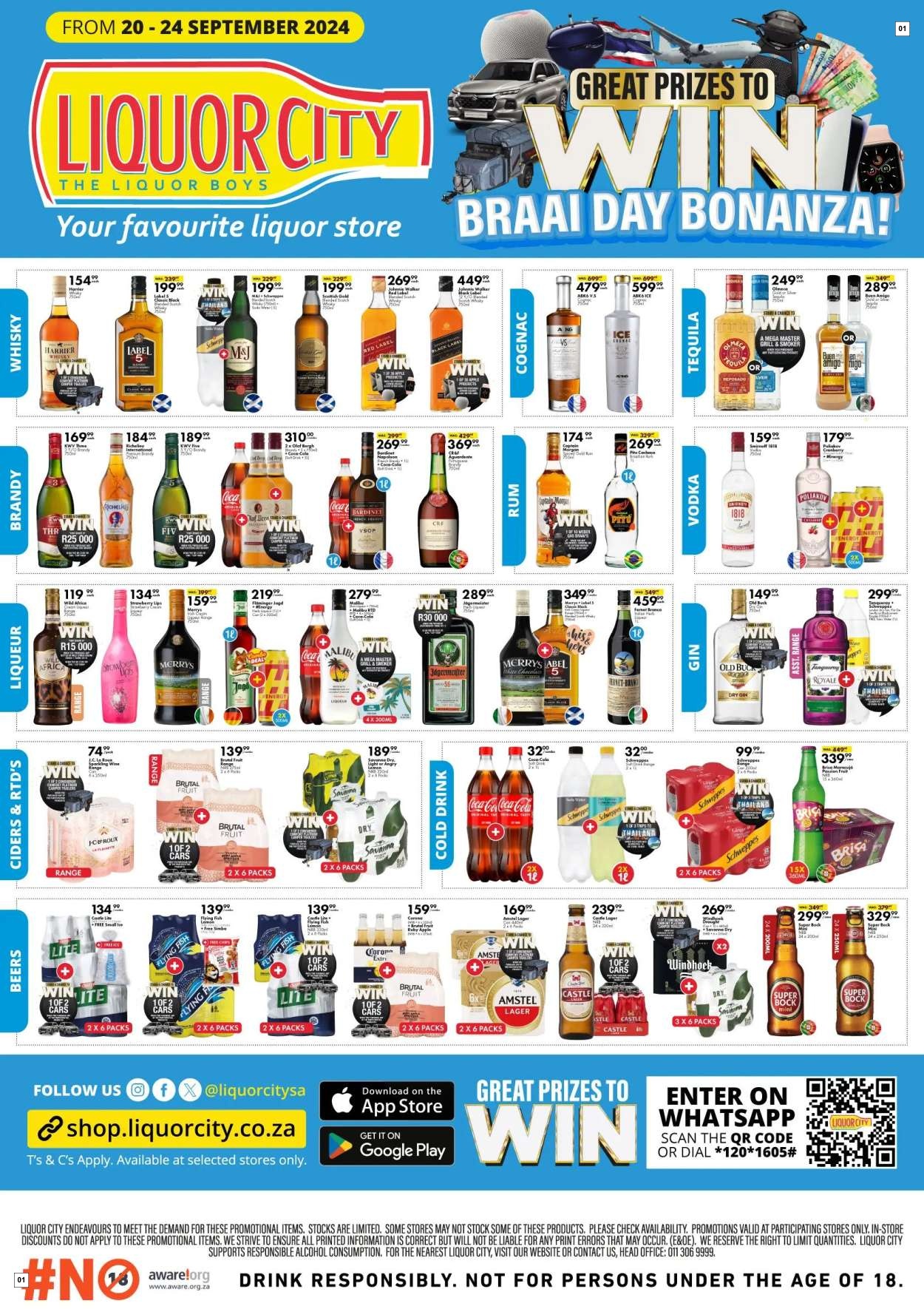 Liquor City Specials 20 Sept - 24 Sept