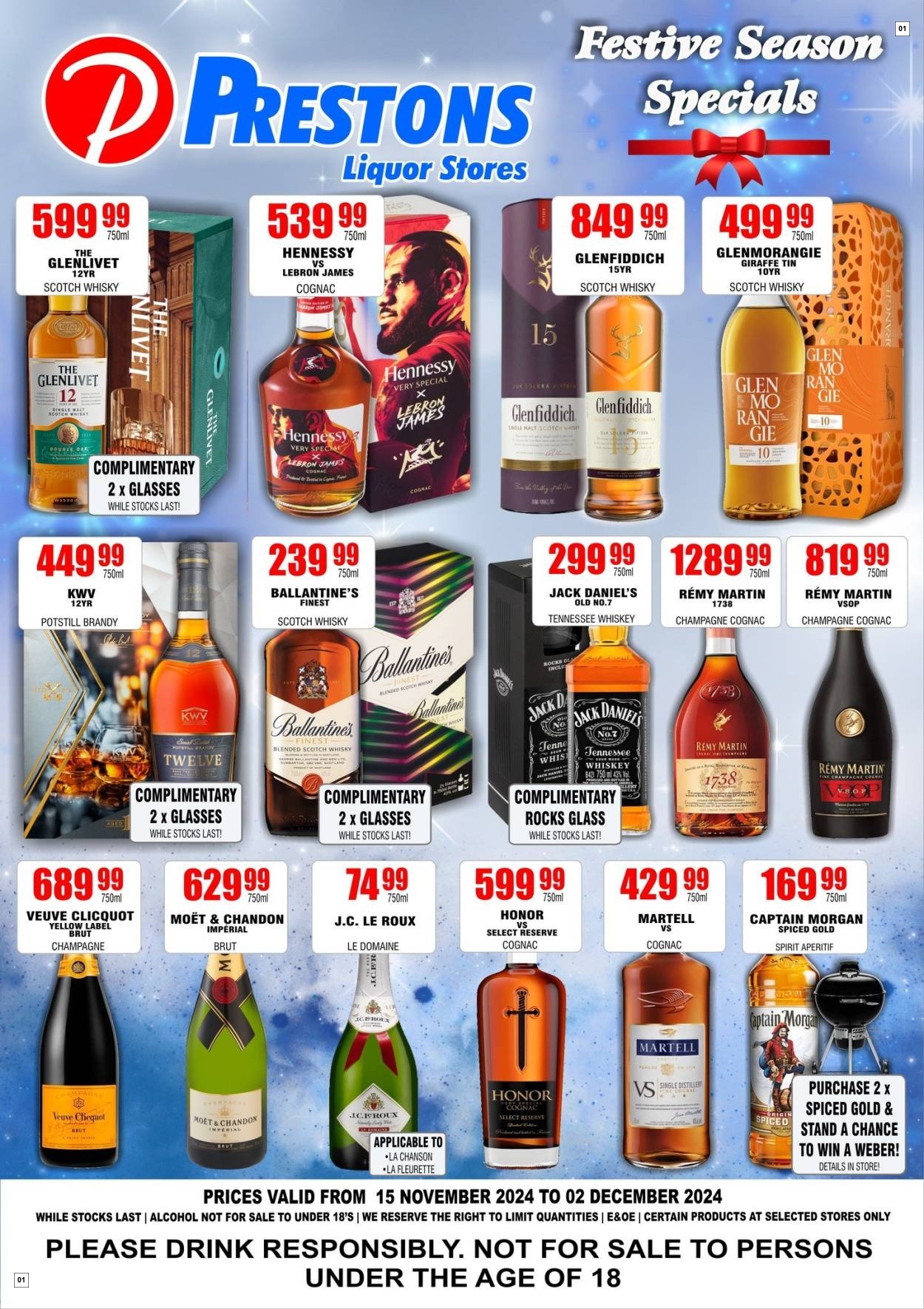 Prestons Liquor Stores Weekly Specials