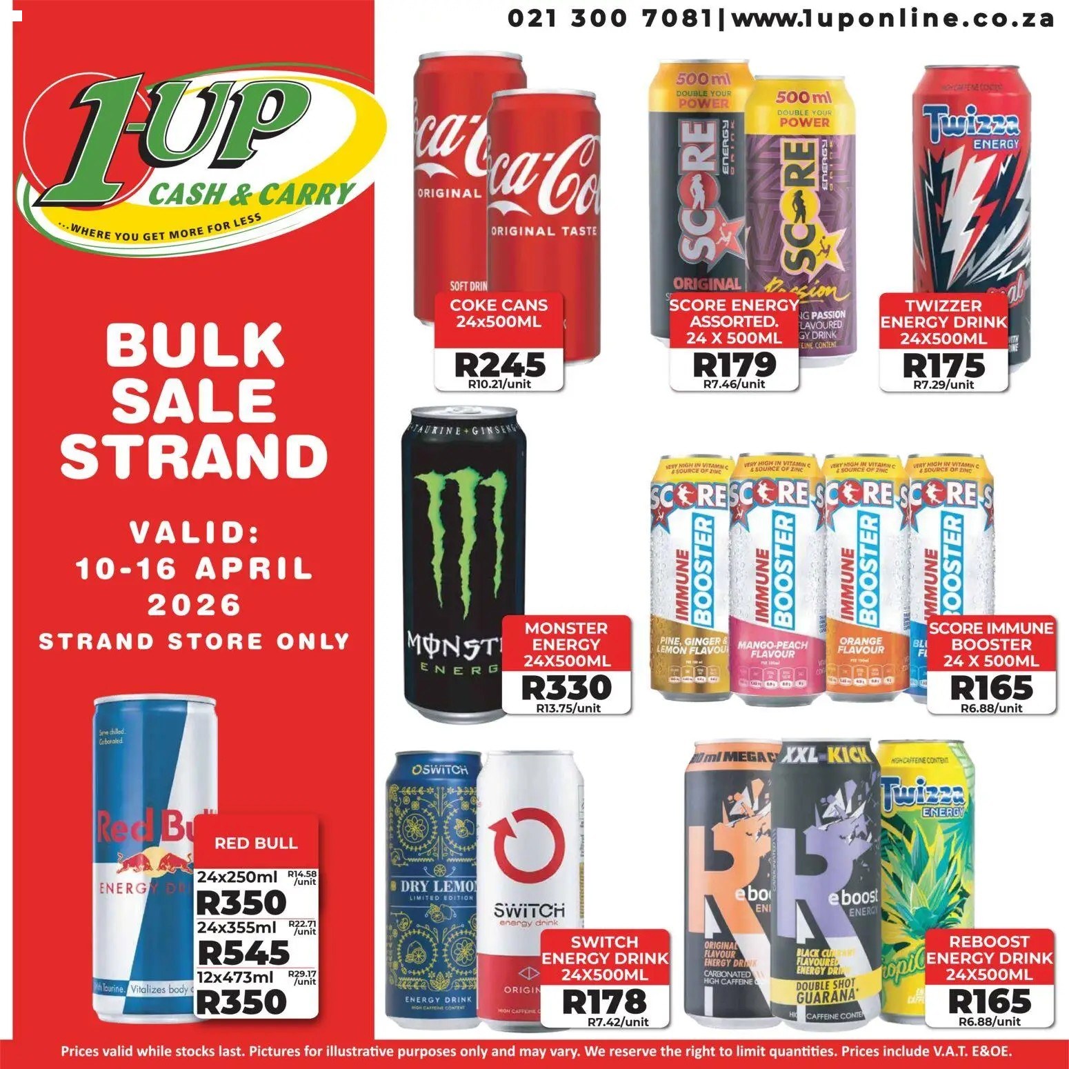 1up Cash Carry Helderberg Specials