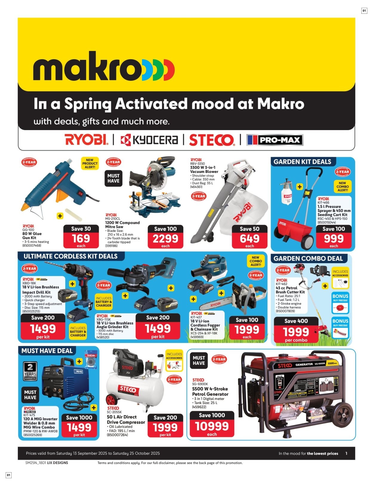 Makro Specials 13 Sept - 25 Oct