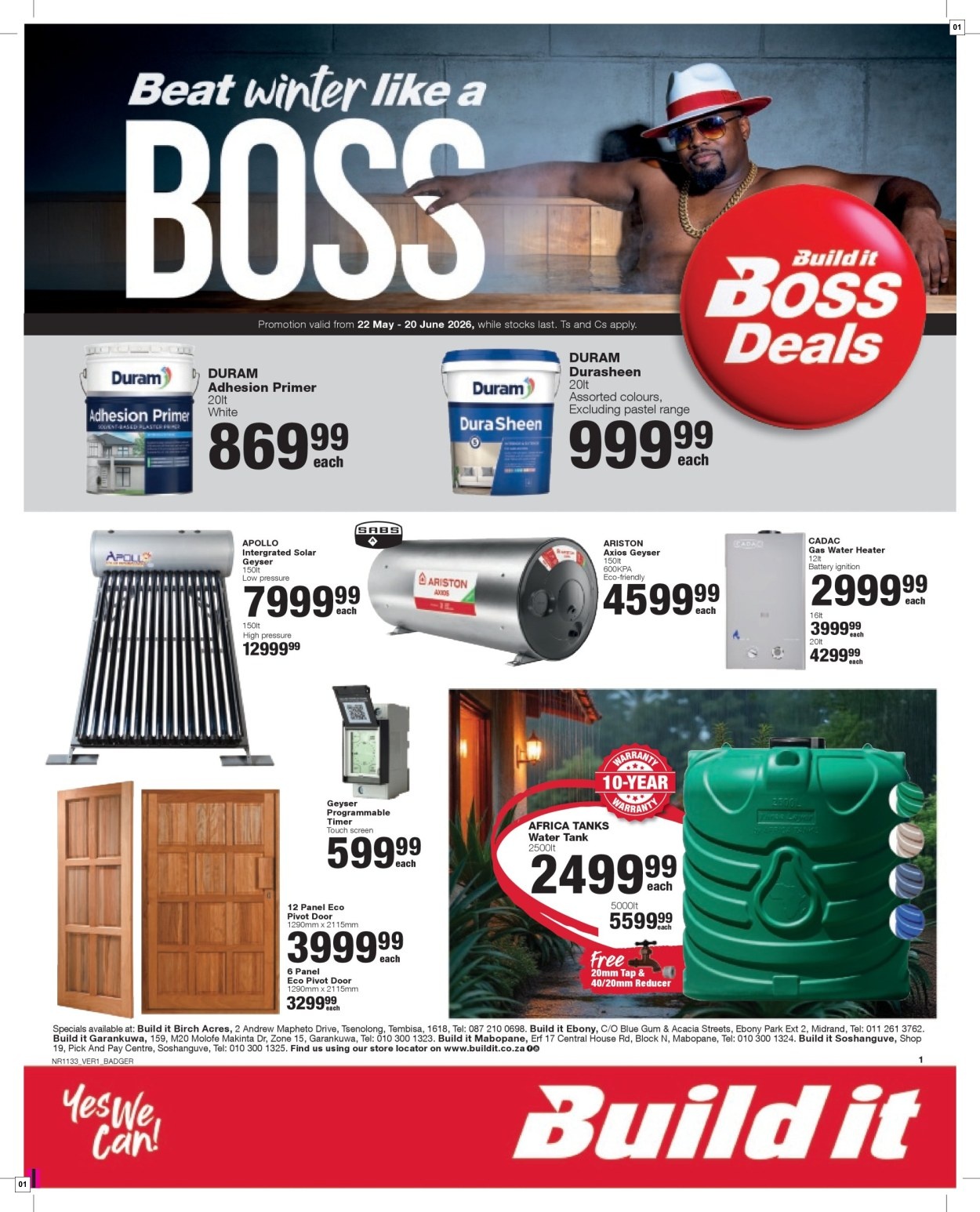Build It Specials 22 May - 20 Jun