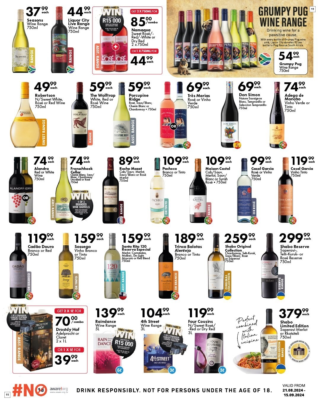 Liquor City Specials 21 Aug - 15 Sept - Page 11