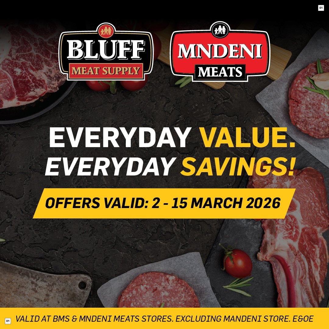 Bluff Meat Supply Specials 02 Mar - 15 Mar