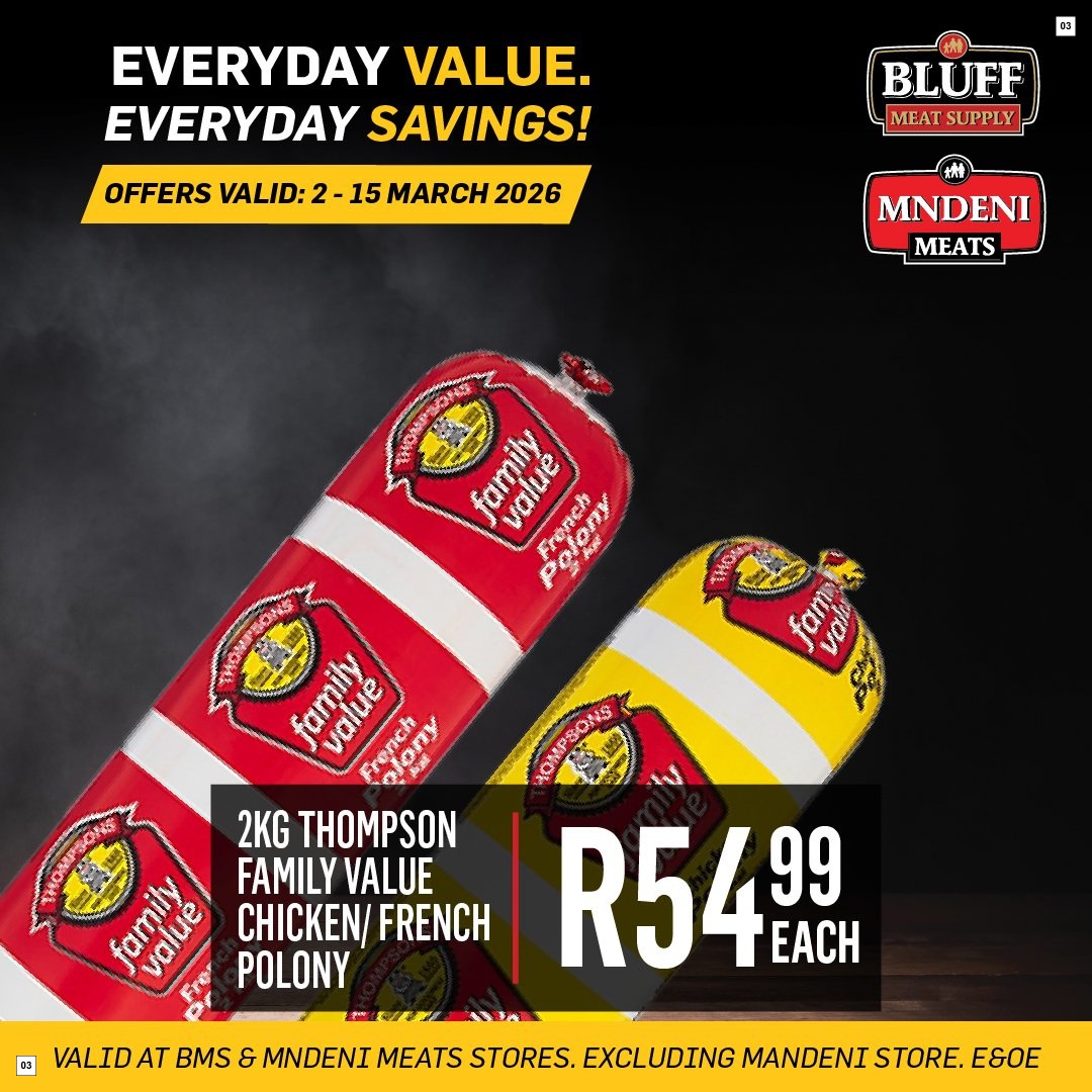 Bluff Meat Supply Specials 02 Mar - 15 Mar - Page 3