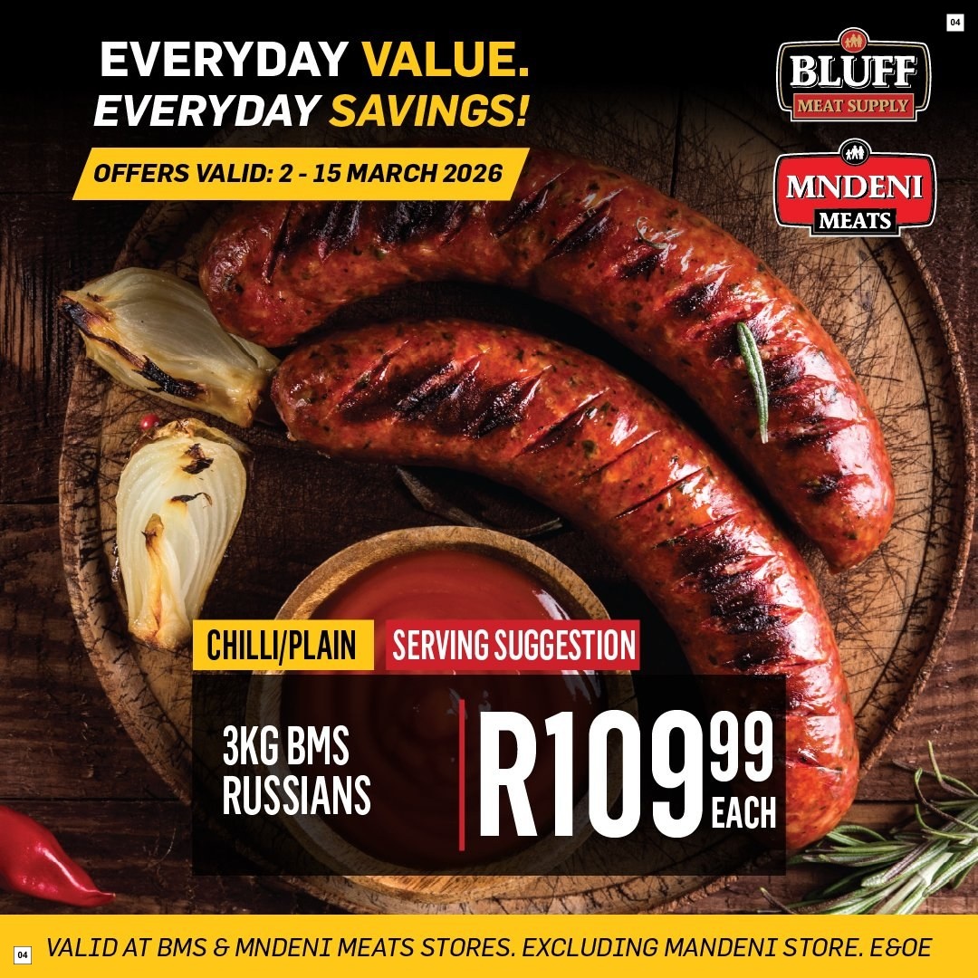 Bluff Meat Supply Specials 02 Mar - 15 Mar - Page 4
