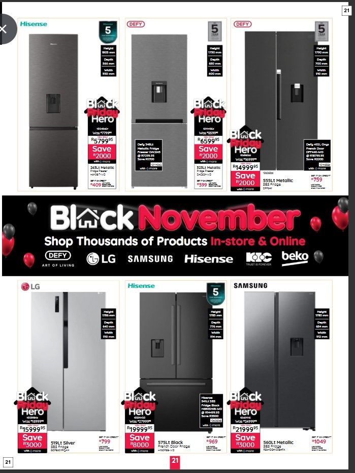 Bradlows Specials 10 Nov - 30 Nov - Page 21