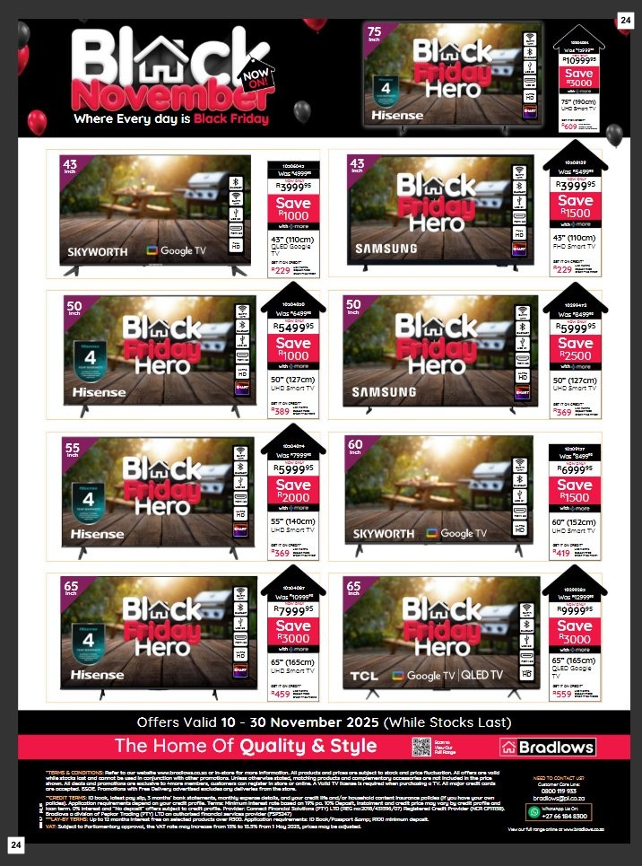 Bradlows Specials 10 Nov - 30 Nov - Page 24