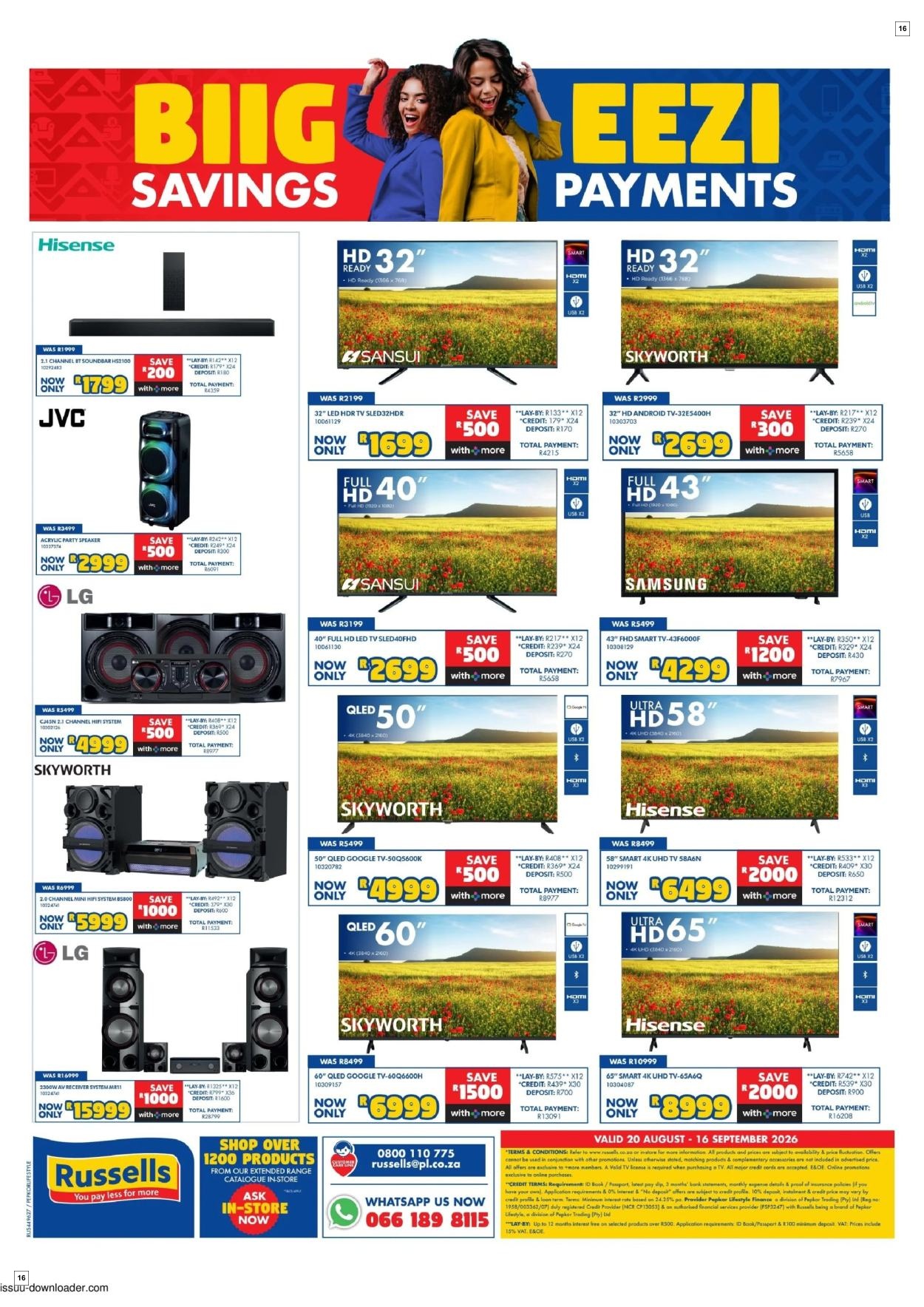 Russells Specials 19 Aug - 16 Sept - Page 16