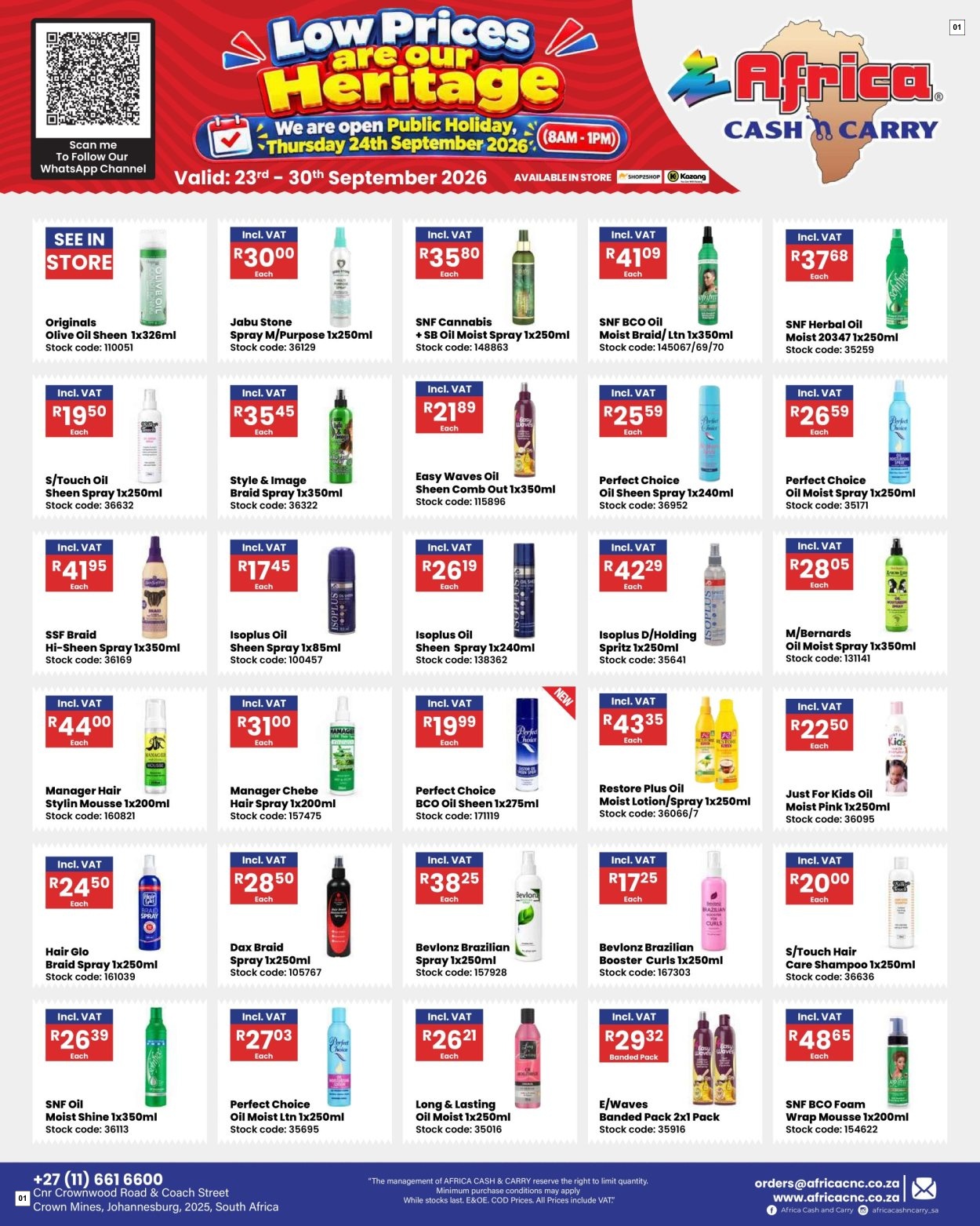 Africa Cash & Carry Catalogue - Friday Promo
