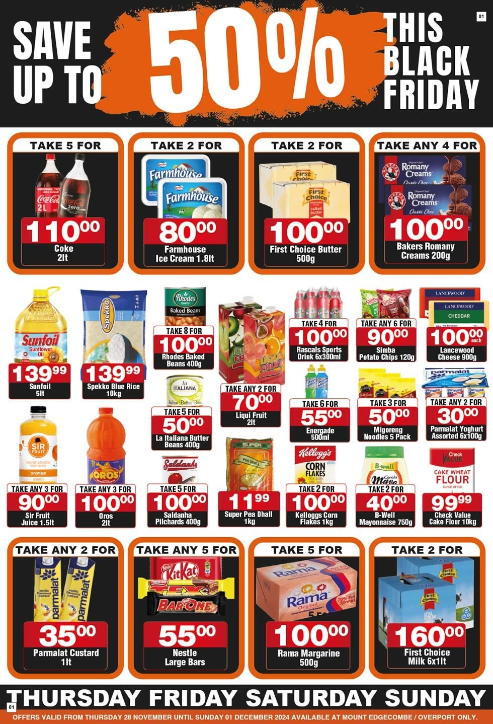 Checkstar Specials 28 Nov - 01 Dec