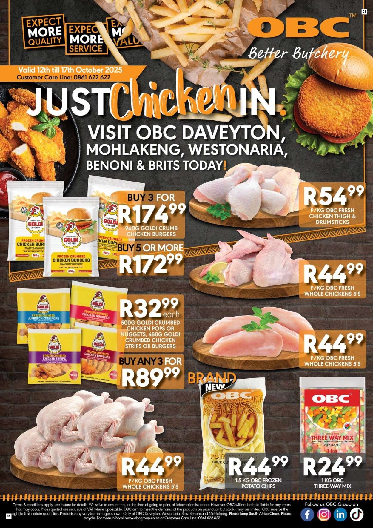 OBC Specials 12 Oct - 17 Oct