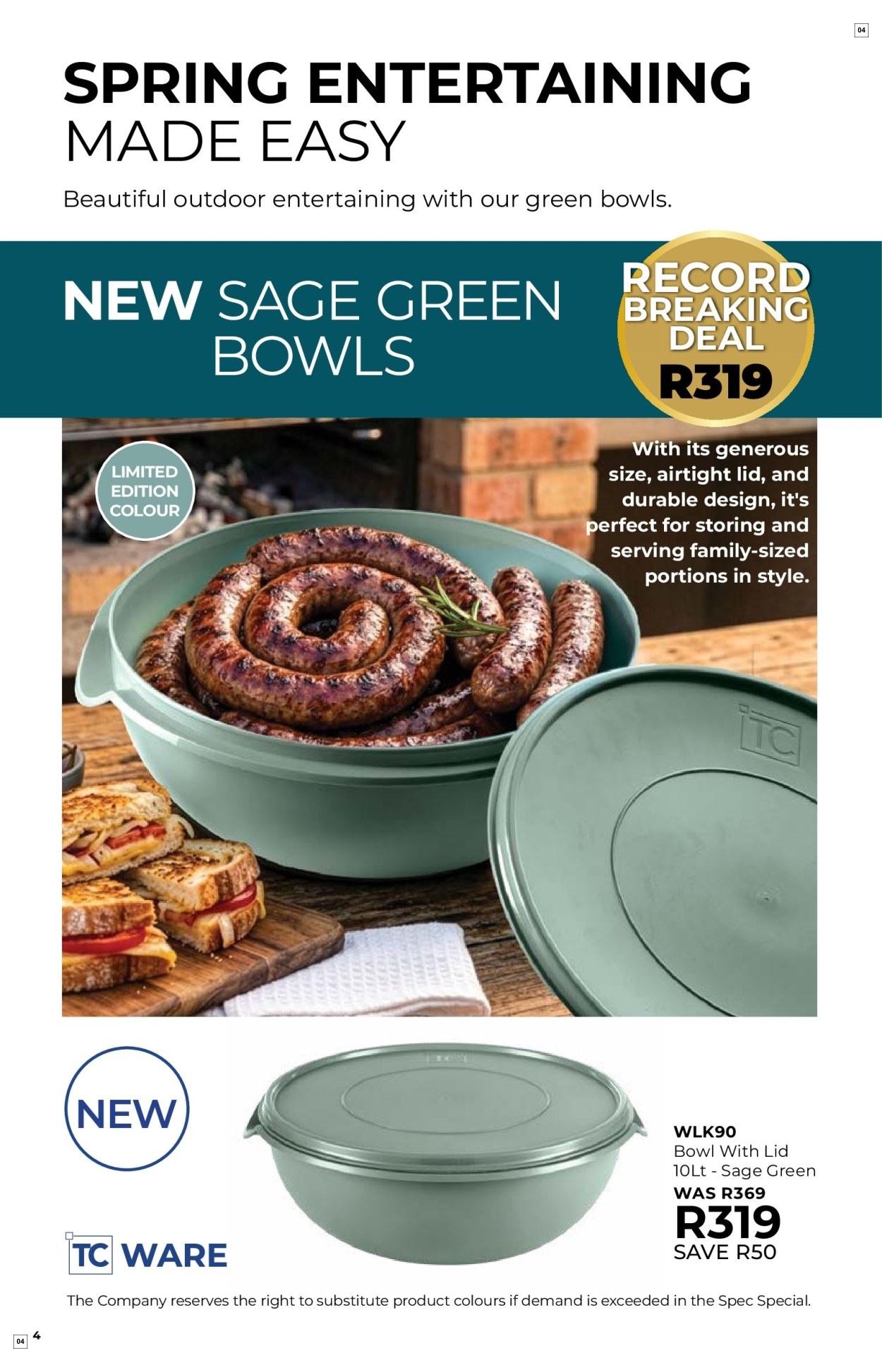 Table Charm Direct Specials 01 Sept - 30 Sept - Page 4