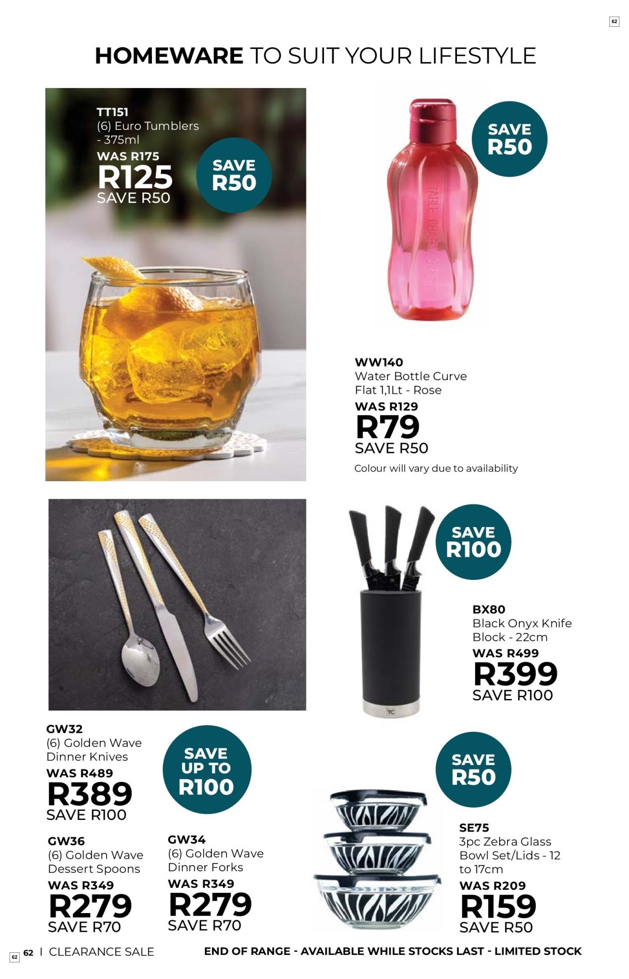 Table Charm Direct Specials 01 Sept - 30 Sept - Page 62