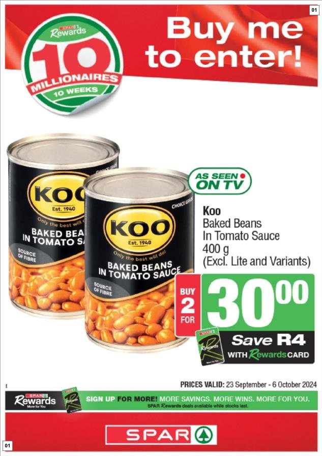 Spar Store Specials