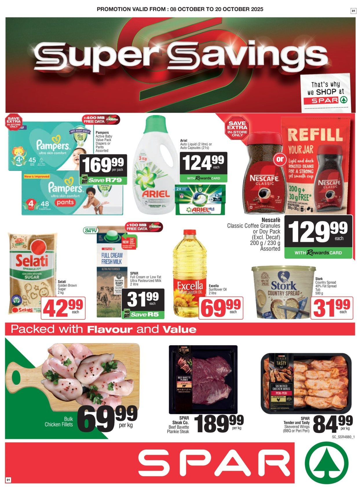 Spar Specials 08 Oct - 20 Oct