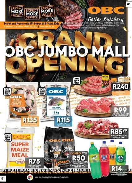 OBC Specials 19 Mar - 02 Apr