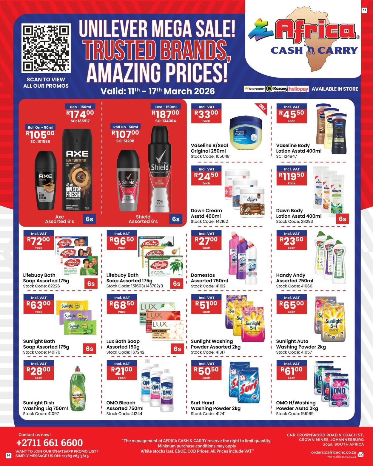 Africa Cash & Carry Catalogue - Weekly Promo