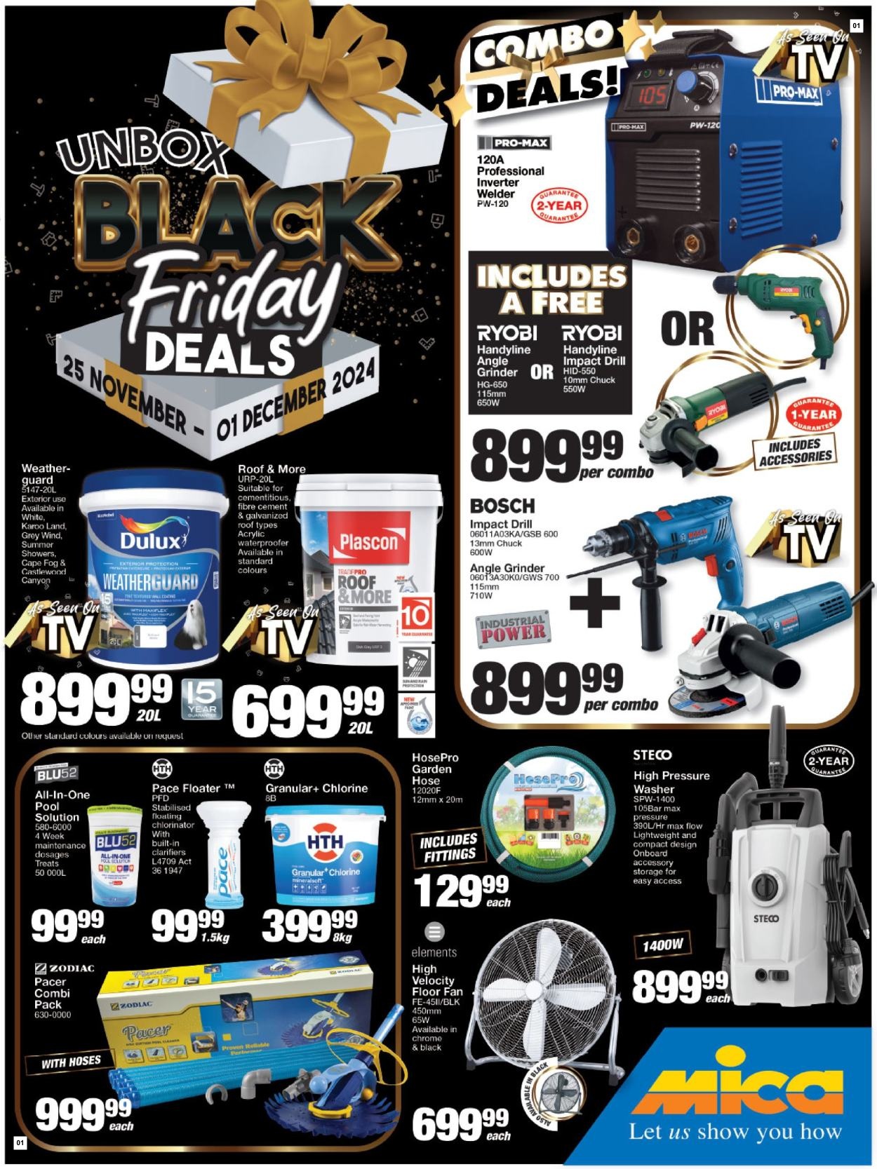 Mica Specials 25 Nov - 01 Dec