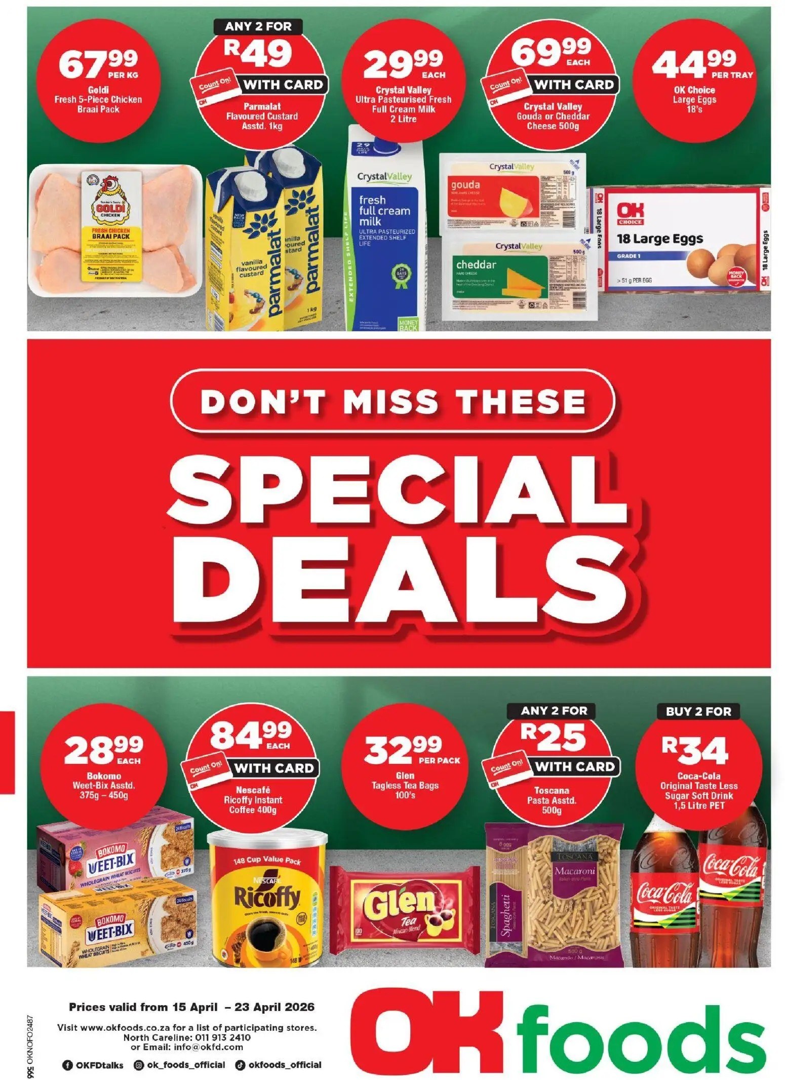Ok Foods Gauteng Specials