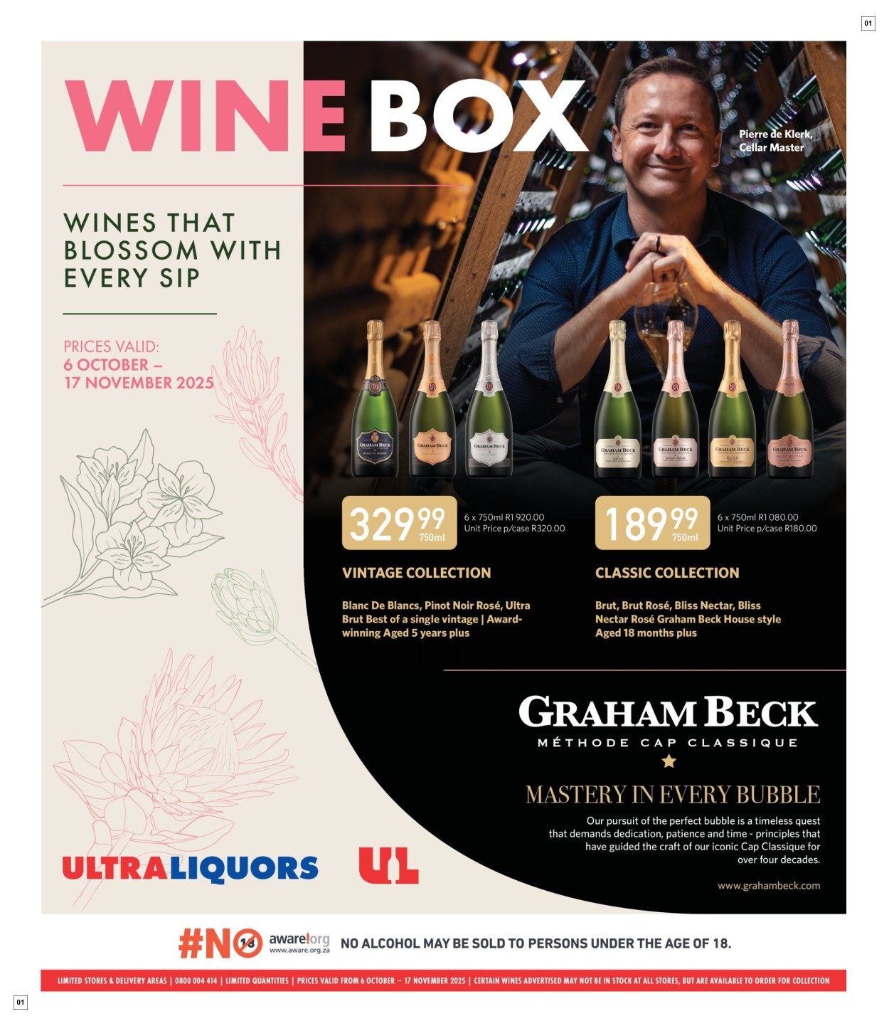 Ultra Liquors Specials 06 Oct - 17 Nov
