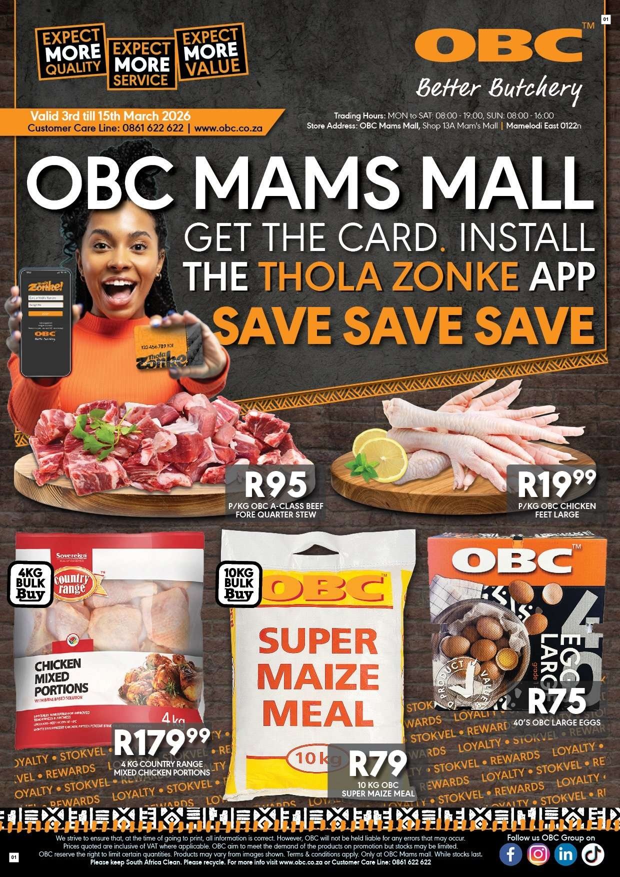 OBC Specials 03 Mar - 15 Mar