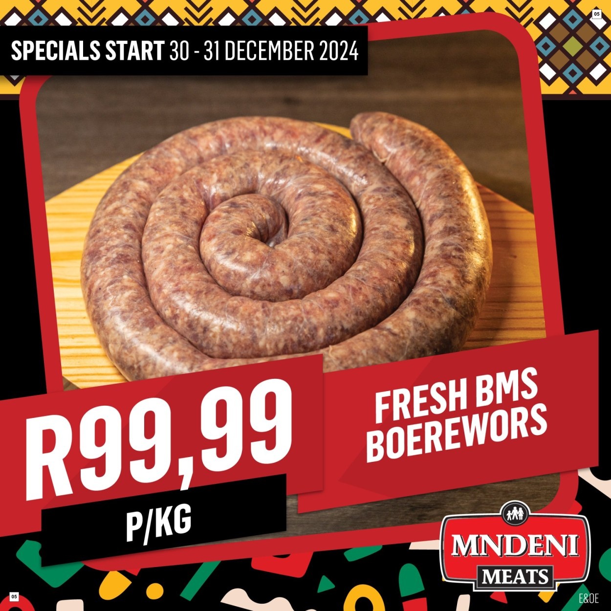 Mndeni Meats Specials 30 Dec - 31 Dec - Page 5