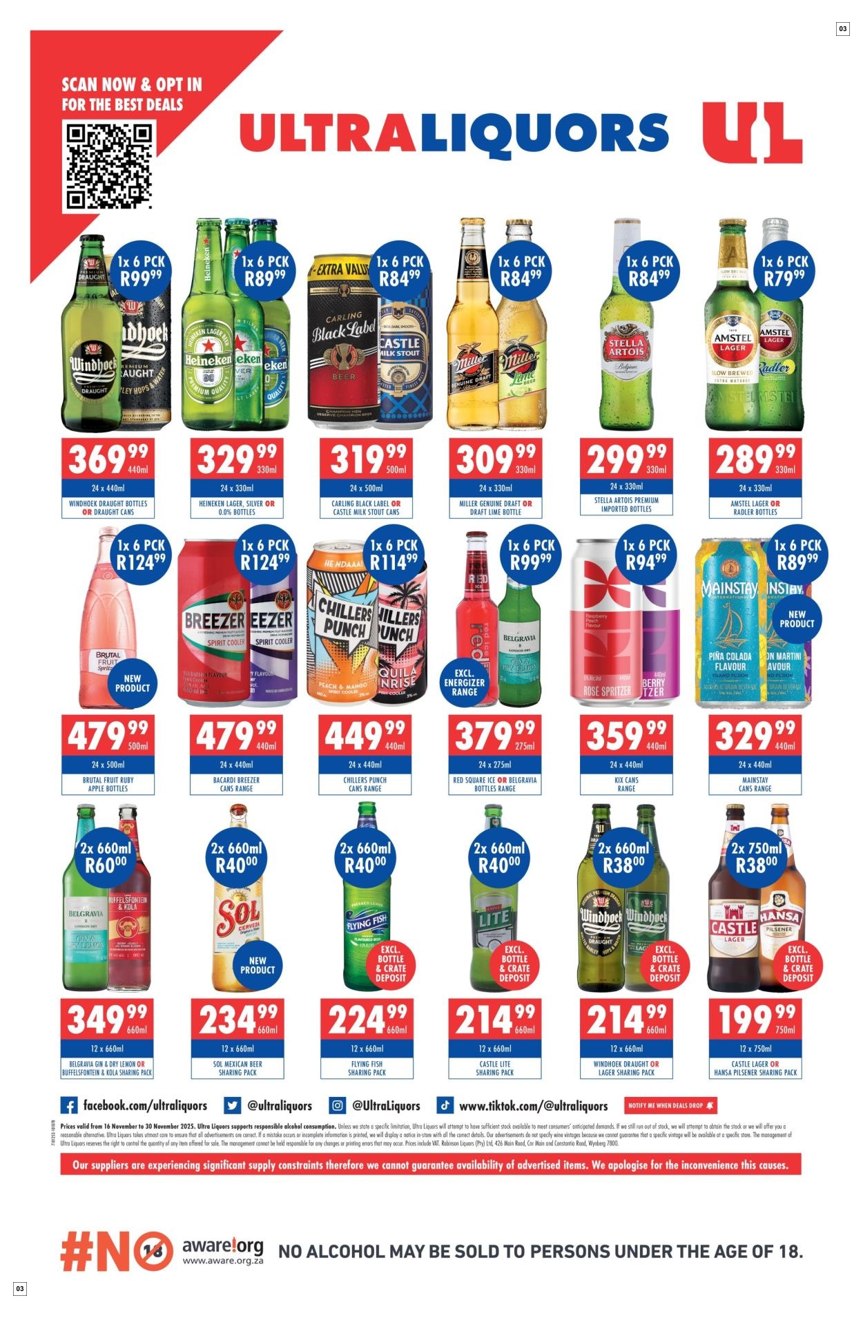 Ultra Liquors Specials 16 Nov - 30 Nov - Page 3