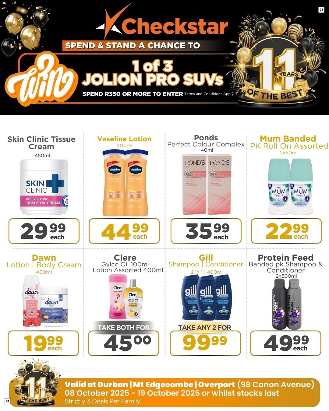 Checkstar Specials 08 Oct - 19 Oct