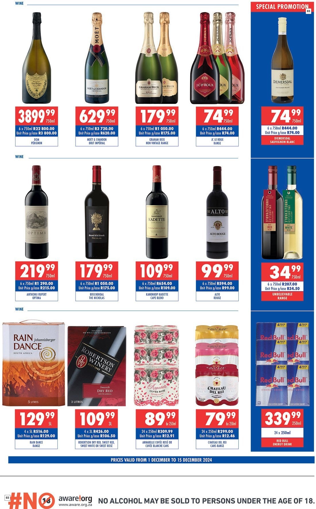 Liberty Liquors Specials 01 Dec - 15 Dec - Page 3