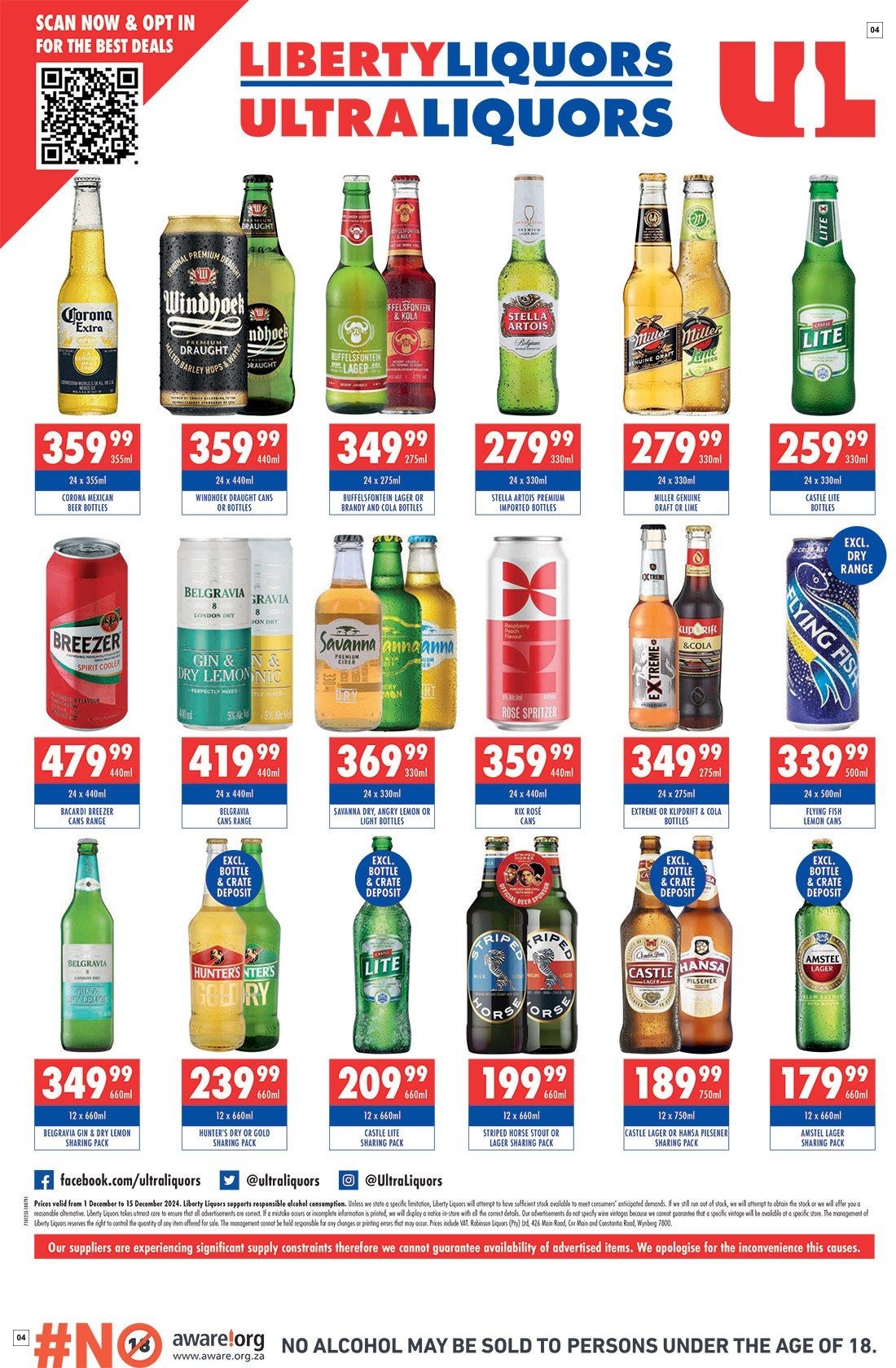 Liberty Liquors Specials 01 Dec - 15 Dec - Page 4