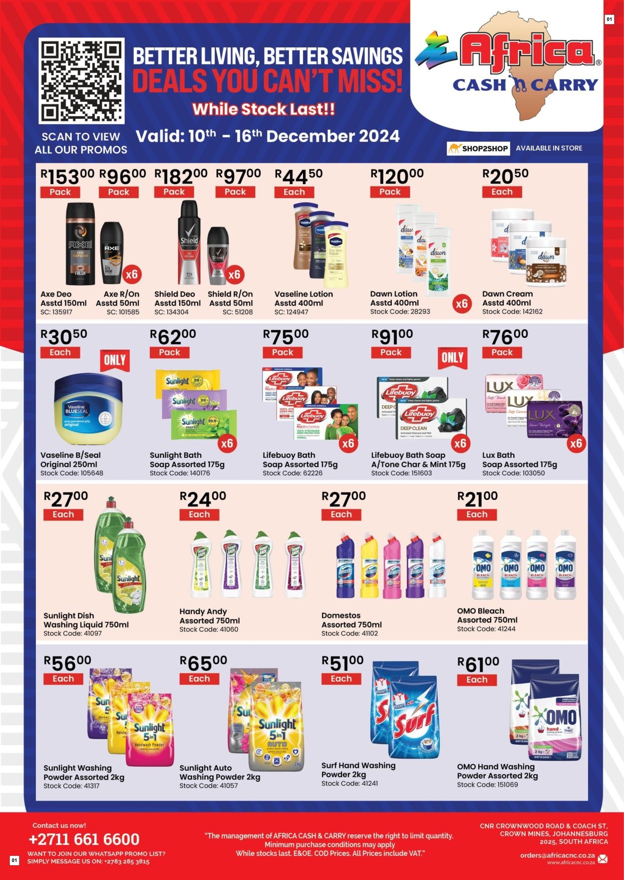 Africa Cash & Carry Catalogue - Saturday Promo