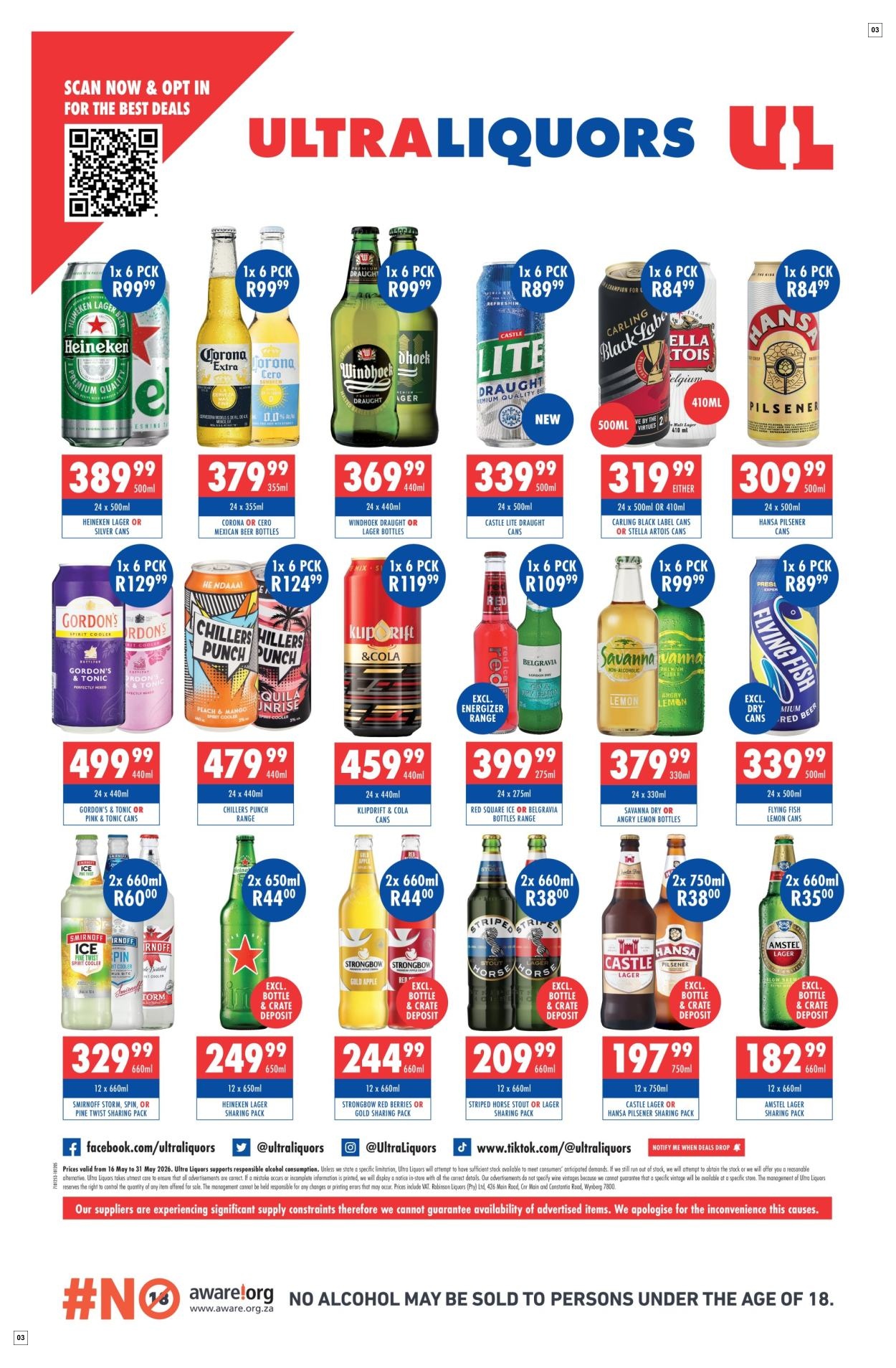 Ultra Liquors Specials 16 May - 31 May - Page 3