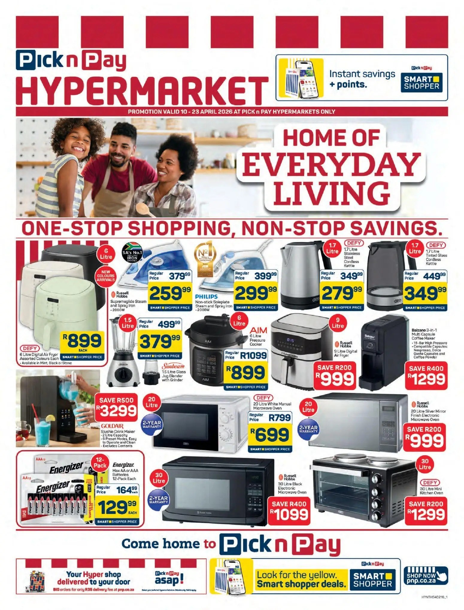 Pick n Pay Specials 10 Apr - 23 Apr