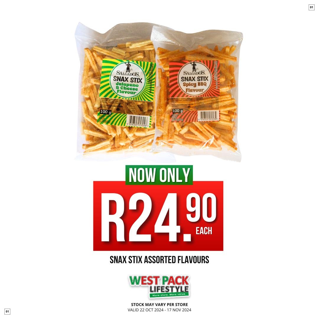 West Pack Lifestyle Specials 22 Oct - 17 Nov