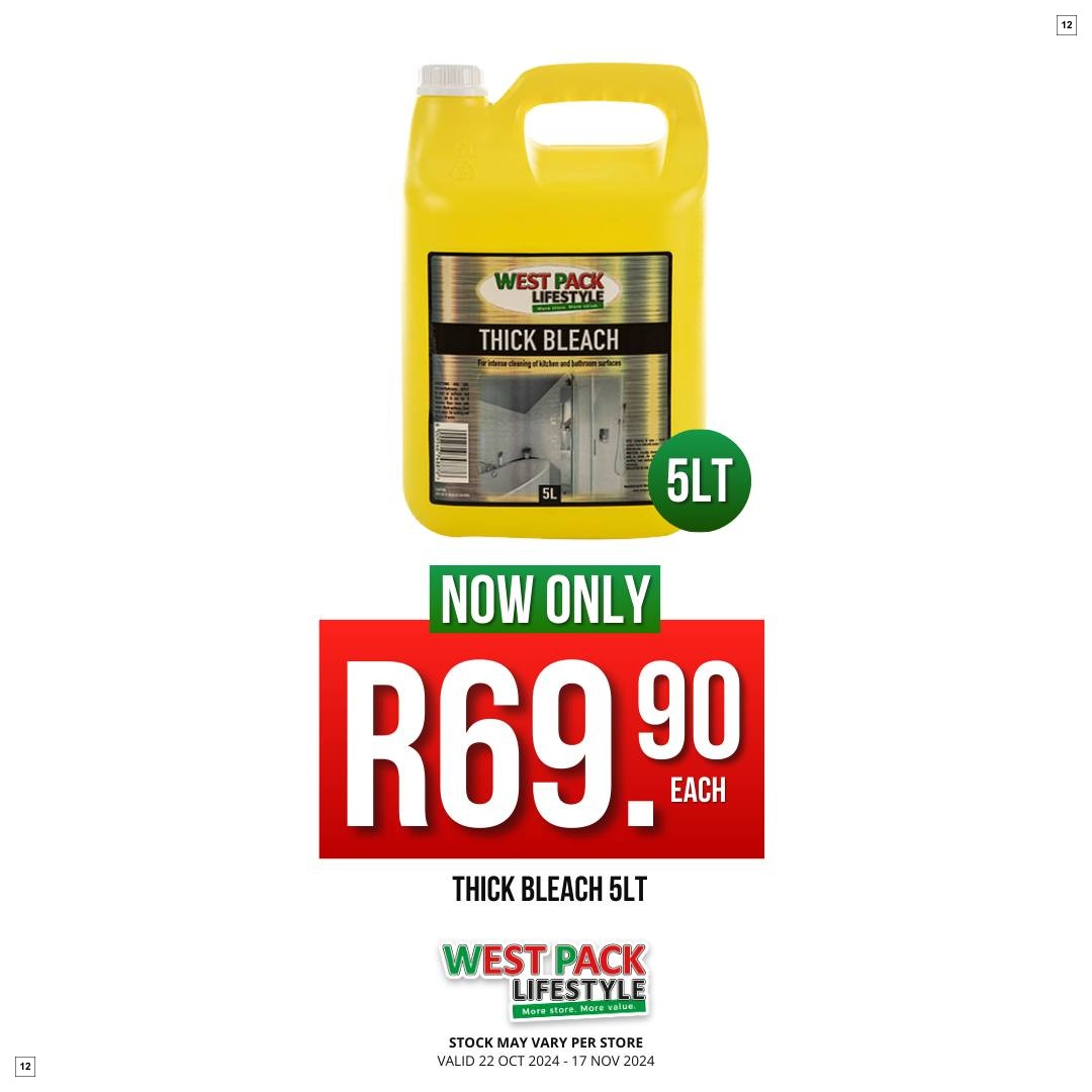West Pack Lifestyle Specials 22 Oct - 17 Nov - Page 12