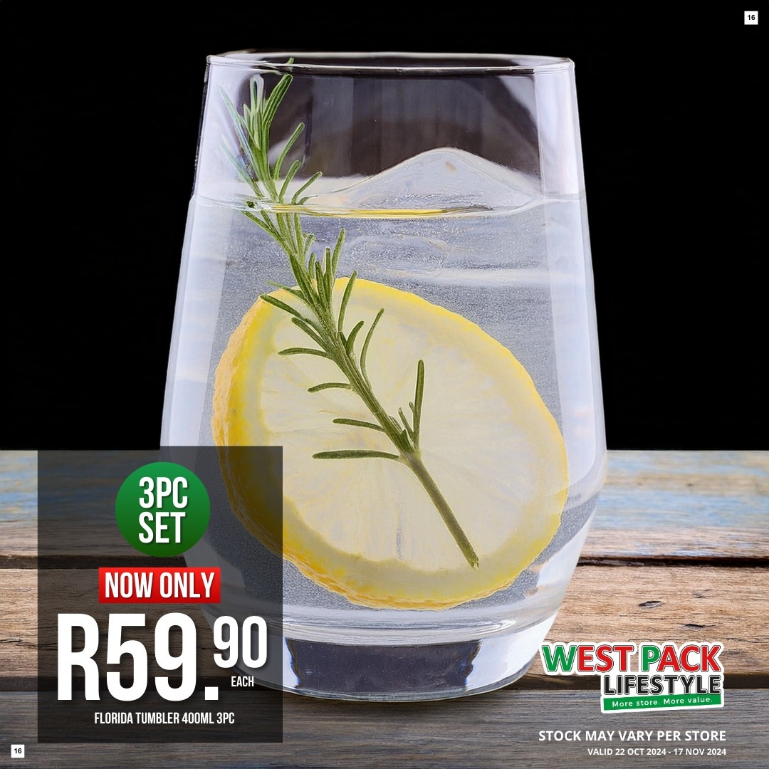 West Pack Lifestyle Specials 22 Oct - 17 Nov - Page 16