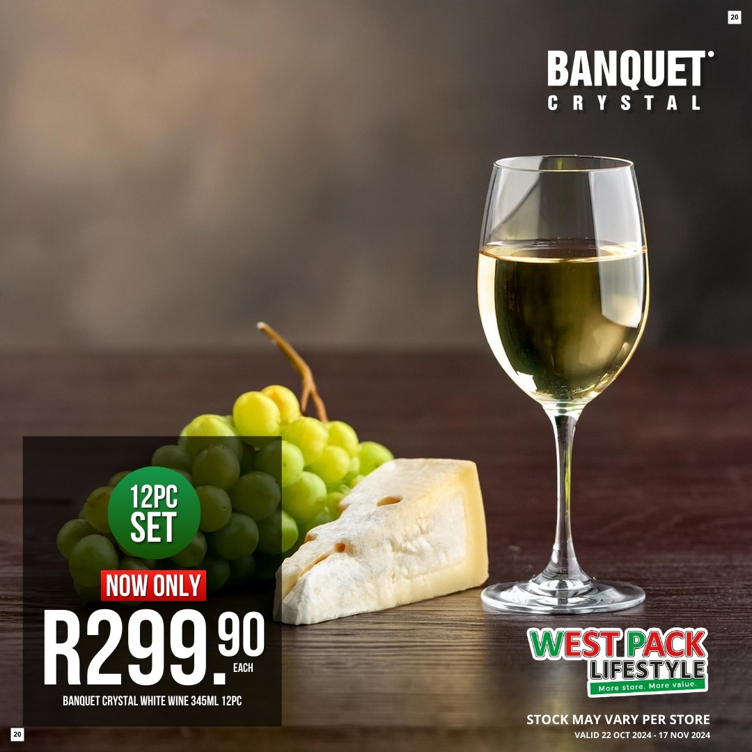 West Pack Lifestyle Specials 22 Oct - 17 Nov - Page 20