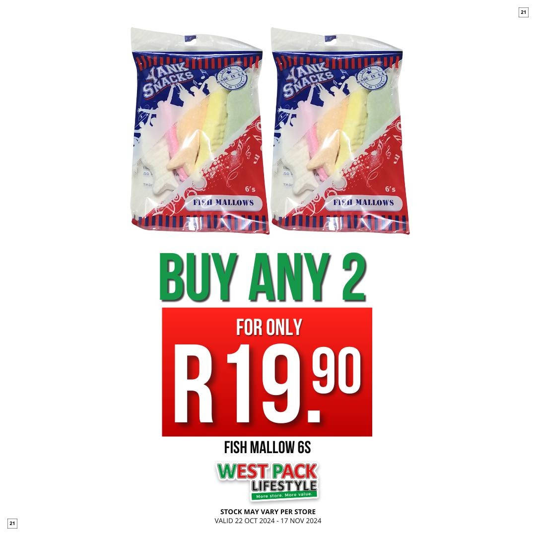 West Pack Lifestyle Specials 22 Oct - 17 Nov - Page 21