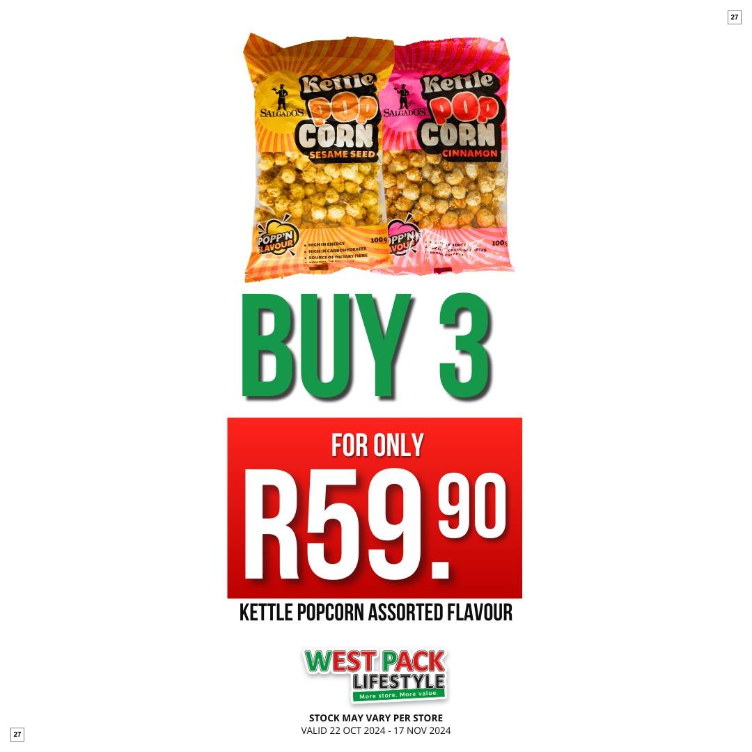 West Pack Lifestyle Specials 22 Oct - 17 Nov - Page 27