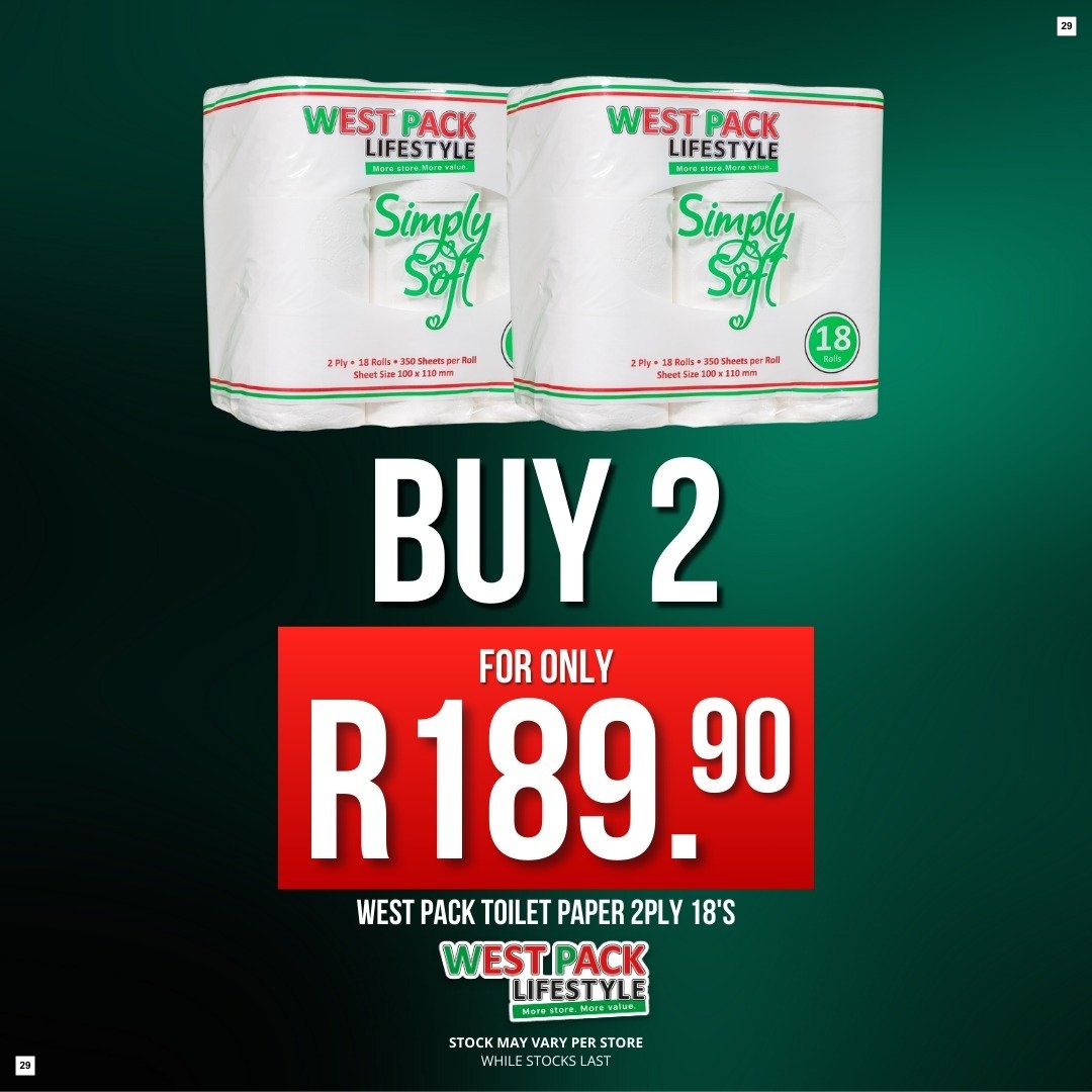 West Pack Lifestyle Specials 22 Oct - 17 Nov - Page 29