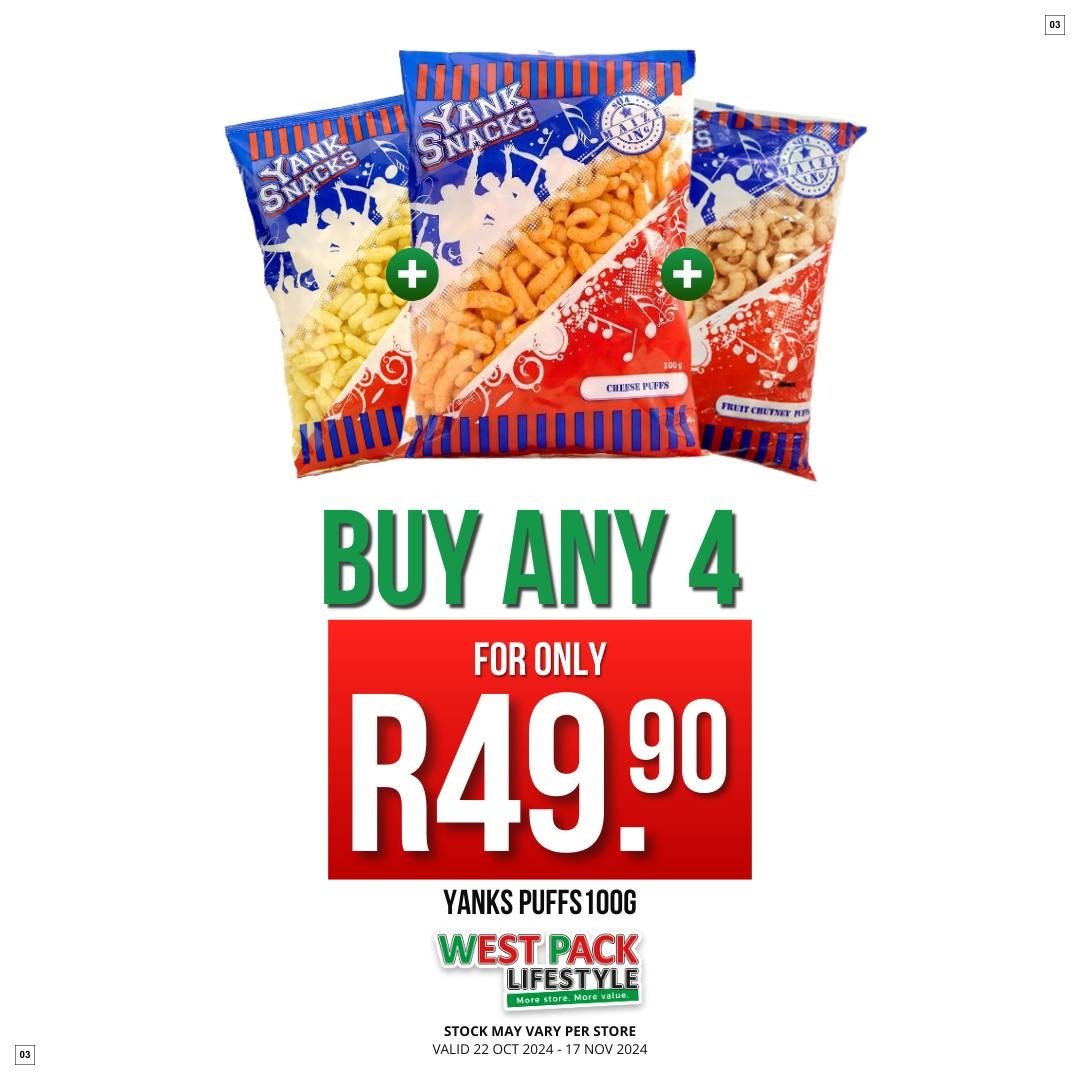 West Pack Lifestyle Specials 22 Oct - 17 Nov - Page 3