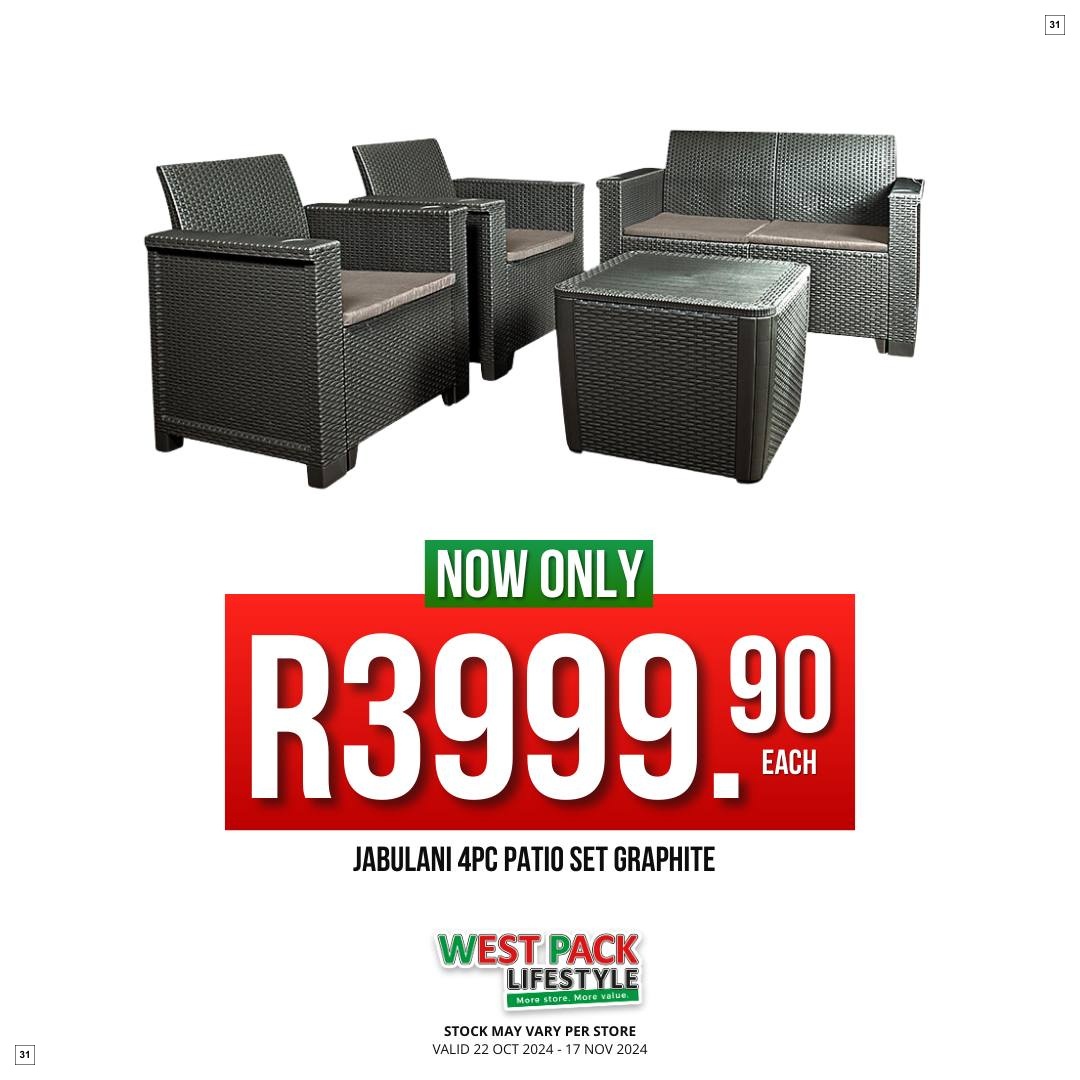 West Pack Lifestyle Specials 22 Oct - 17 Nov - Page 31