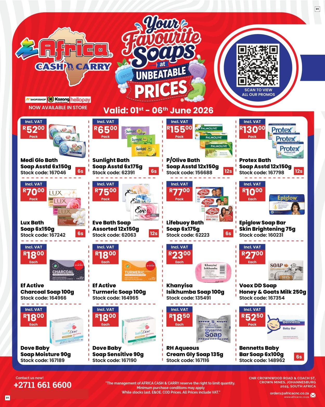 Africa Cash & Carry Catalogue - Monday Promo