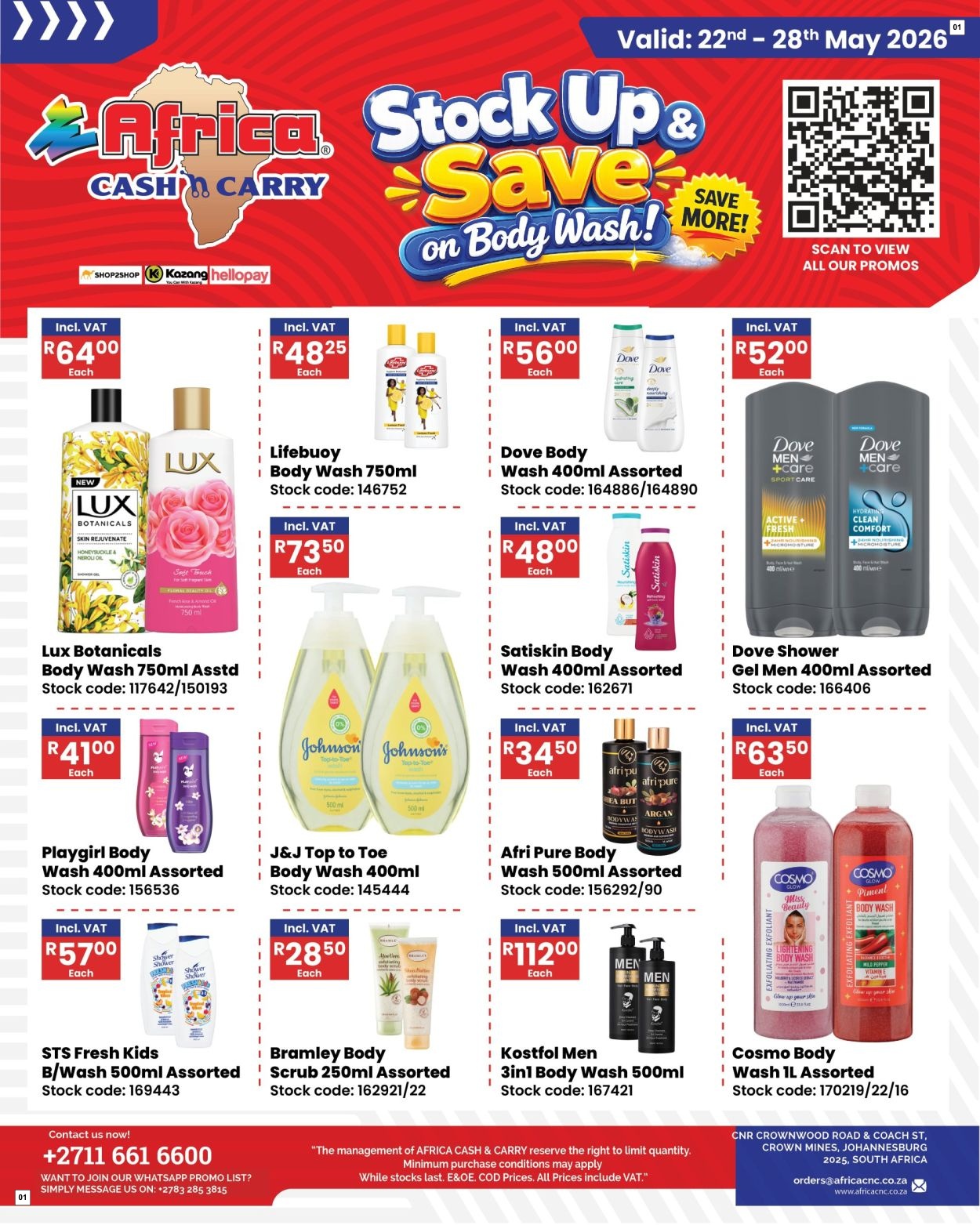 Africa Cash & Carry Catalogue - Saturday Promo