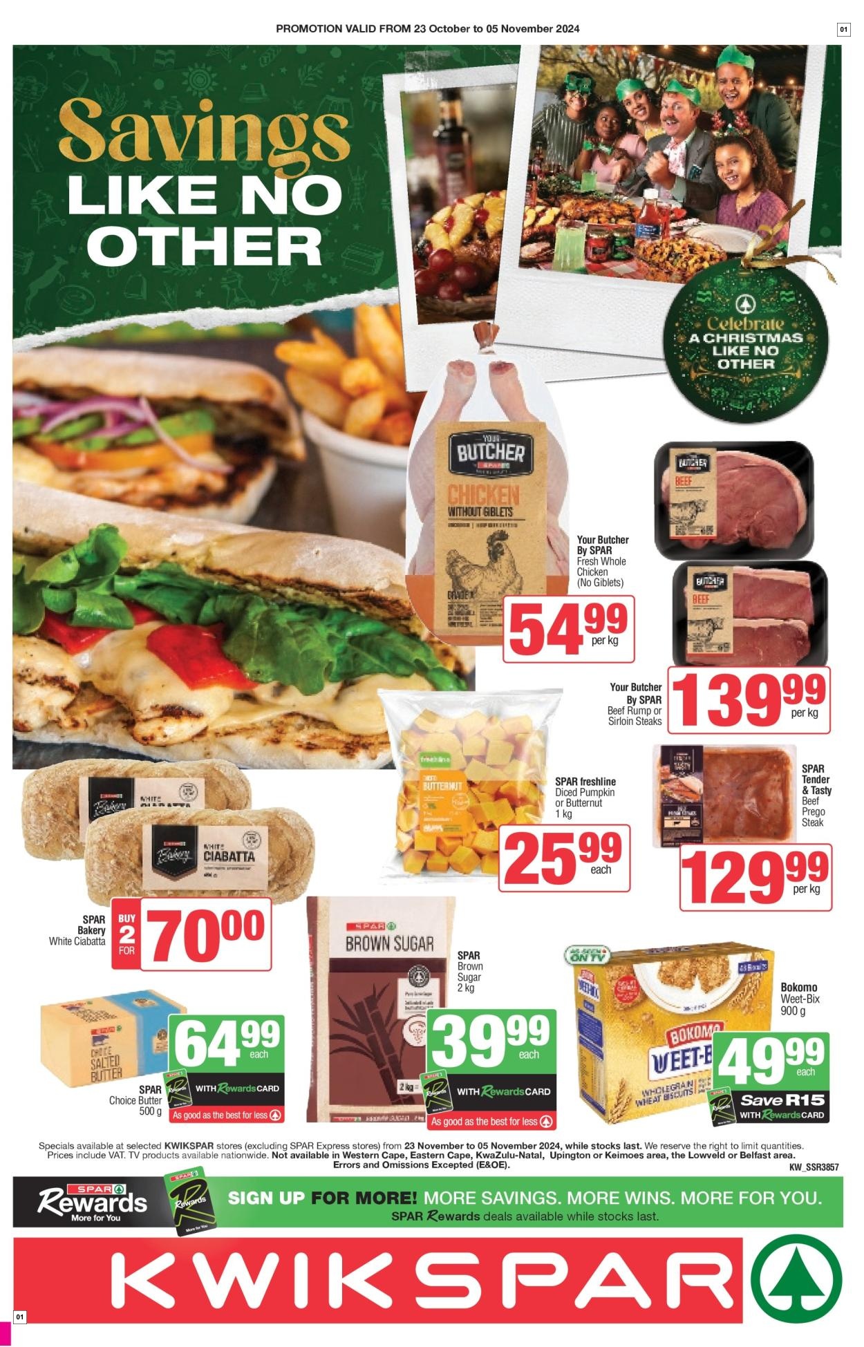 Spar Store Specials