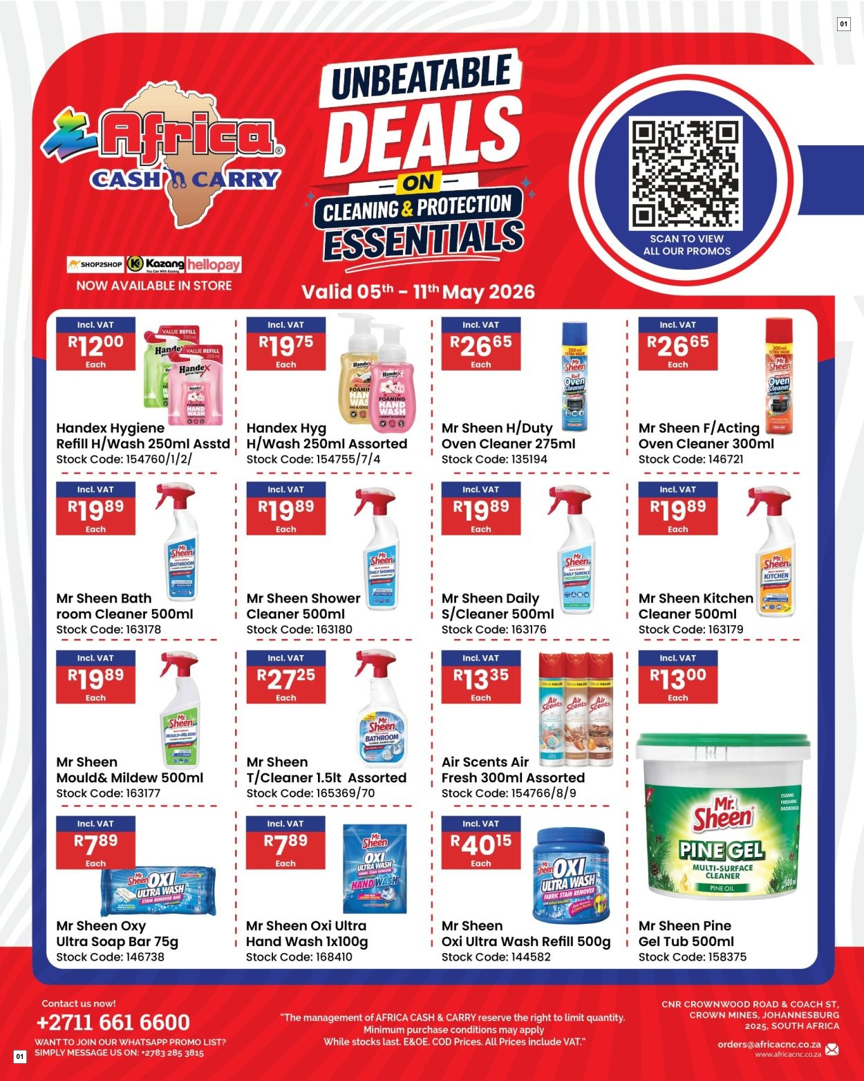 Africa Cash & Carry Catalogue - Saturday Promo
