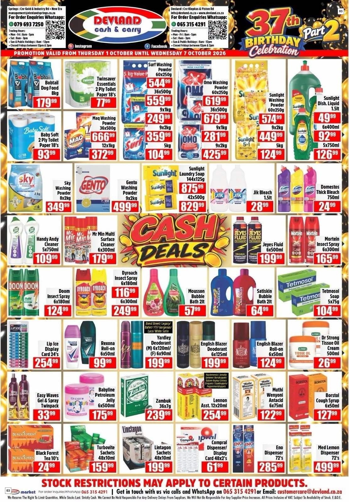 Devland Specials 01 Oct - 07 Oct - Page 3